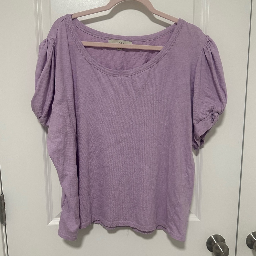 Loft Puffed Sleeve Top